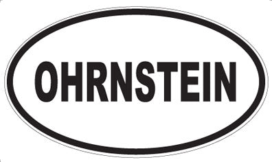 OHRNSTEIN - Oval Sticker