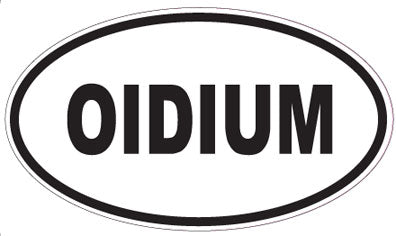OIDIUM - Oval Sticker