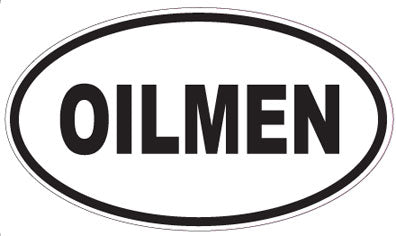 OILMEN - Oval Sticker