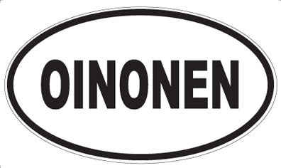 OINONEN - Oval Magnet