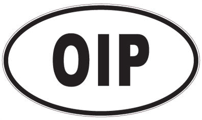 OIP - 3 Letter Initials Oval Sticker