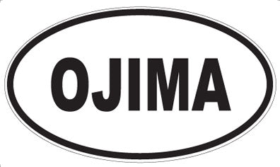 OJIMA - Oval Sticker