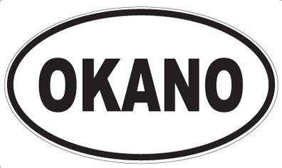 OKANO - Oval Sticker
