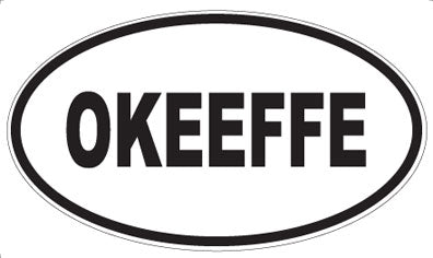 OKEEFFE - Oval Magnet
