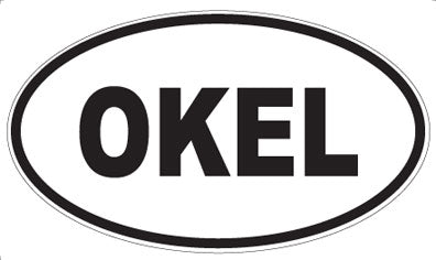 OKEL - Oval Sticker