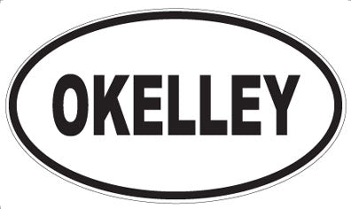OKELLEY - Oval Sticker