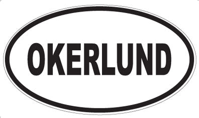 OKERLUND - Oval Magnet
