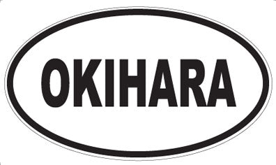 OKIHARA - Oval Sticker