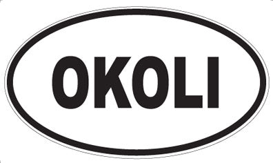 OKOLI - Oval Sticker