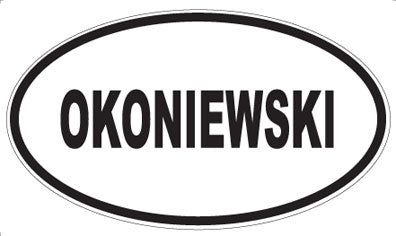 OKONIEWSKI - Oval Magnet