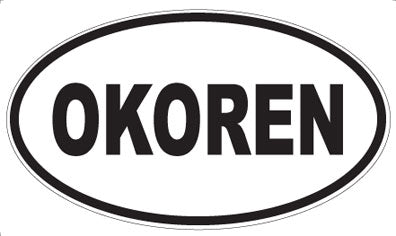 OKOREN - Oval Magnet
