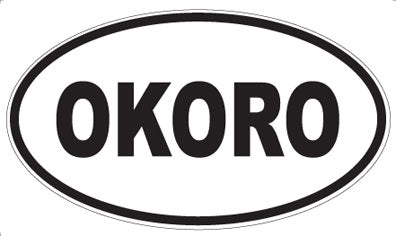OKORO - Oval Sticker