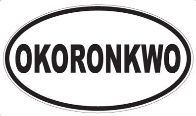 OKORONKWO - Oval Magnet