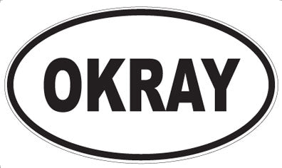 OKRAY - Oval Magnet
