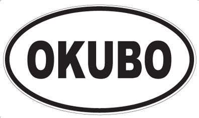 OKUBO - Oval Sticker