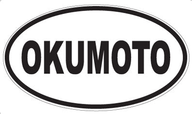 OKUMOTO - Oval Sticker