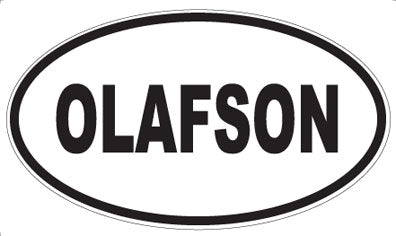 OLAFSON - Oval Magnet