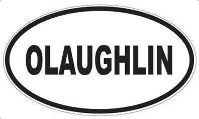 OLAUGHLIN - Oval Magnet