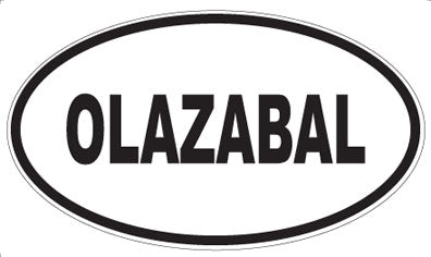 OLAZABAL - Oval Magnet