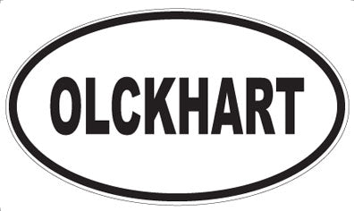 OLCKHART - Oval Sticker