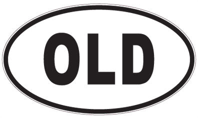OLD - 3 Letter Initials Oval Sticker