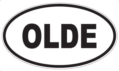 OLDE - Oval Magnet