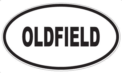 OLDFIELD - Oval Magnet