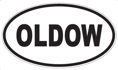 OLDOW - Oval Sticker
