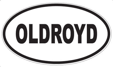 OLDROYD - Oval Sticker