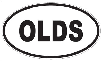 OLDS - Oval Magnet