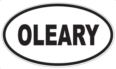 OLEARY - Oval Magnet