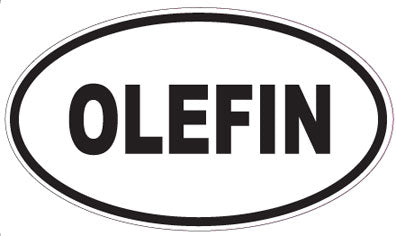 OLEFIN - Oval Sticker
