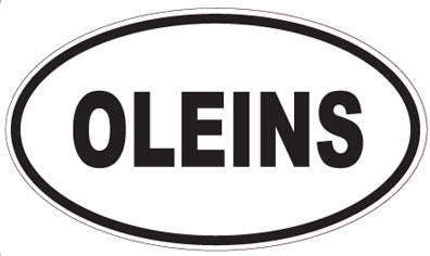 OLEINS - Oval Sticker