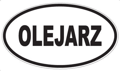 OLEJARZ - Oval Magnet
