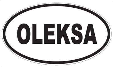 OLEKSA - Oval Magnet