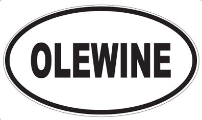 OLEWINE - Oval Magnet