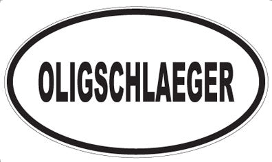 OLIGSCHLAEGER - Oval Magnet