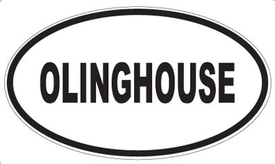 OLINGHOUSE - Oval Sticker