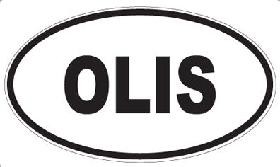 OLIS - Oval Sticker