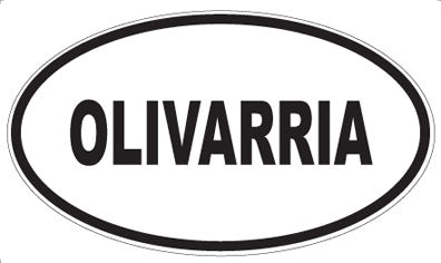 OLIVARRIA - Oval Magnet