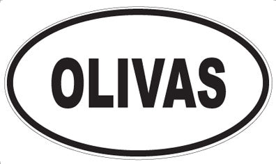 OLIVAS - Oval Magnet