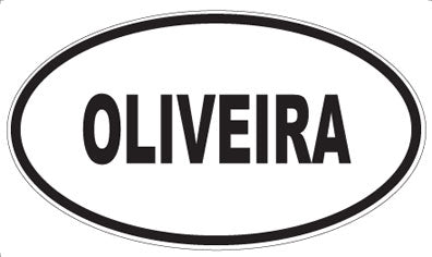 OLIVEIRA - Oval Sticker