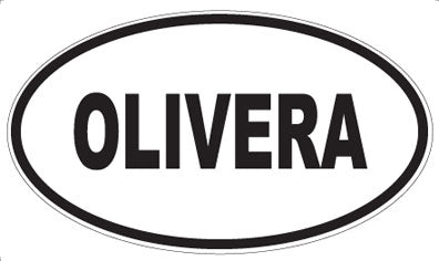 OLIVERA - Oval Magnet