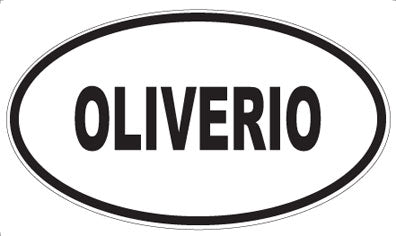 OLIVERIO - Oval Sticker