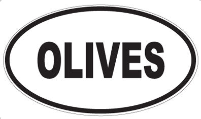 OLIVES - Oval Magnet