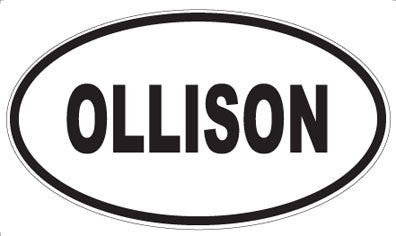 OLLISON - Oval Magnet