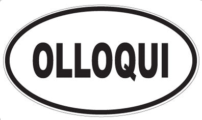 OLLOQUI - Oval Sticker