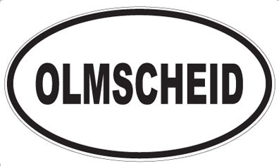 OLMSCHEID - Oval Magnet