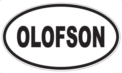 OLOFSON - Oval Magnet