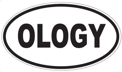 OLOGY - Oval Sticker